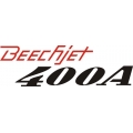 Beechjet 400A Aircraft Logo,Decal/Sticker 5.5''h x 17''w!